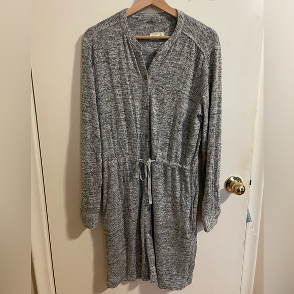Lou & Grey Brushmarl Shirtdress in Grey US M - Picture 3 of 7